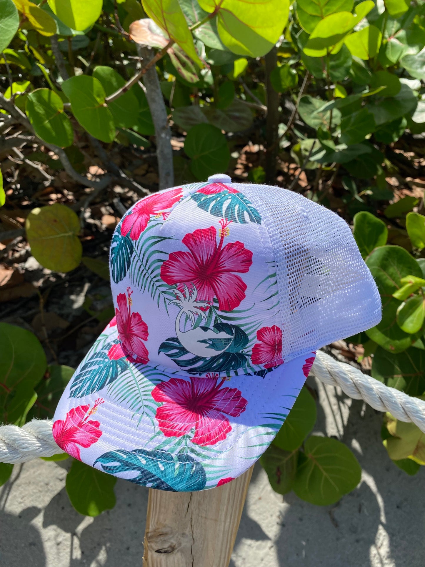 Pink Floral Foamy Trucker Hat