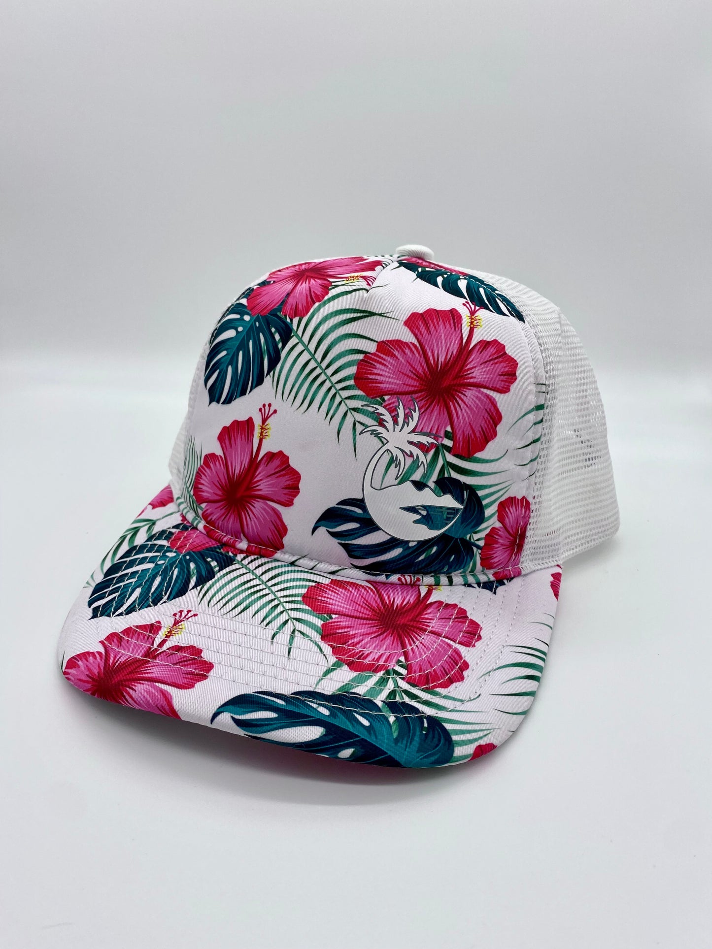 Pink Floral Foamy Trucker Hat